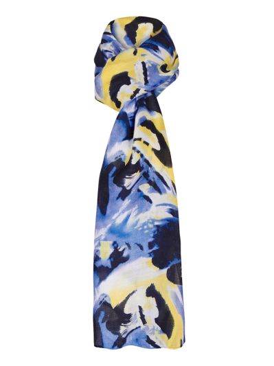 TIGI  Blue Summer Print Scarf