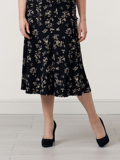 TIGI  Leaf Print Skirt- Regular