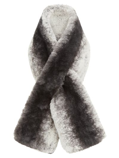 TIGI  Two Toned Faux Fur Scarf