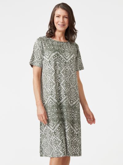 TIGI  Inka Print T-shirt Dress