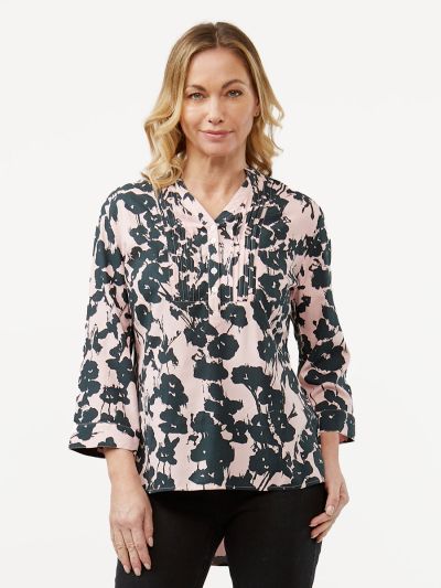 VIZ-A-VIZ  Floral Print Tunic