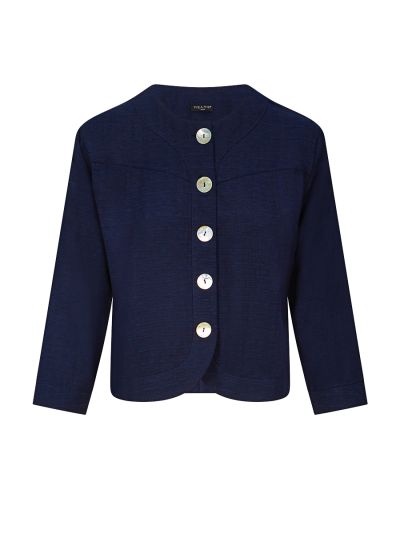 VIZ-A-VIZ  Nomad French Navy Cropped Jacket