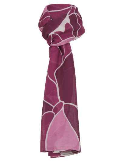 VIZ-A-VIZ  Orchid And Mauve Scarf