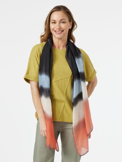 VIZ-A-VIZ Dip Dye Scarf