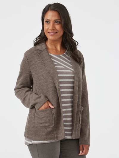 VIZ-A-VIZ  Warm Touch Blazer